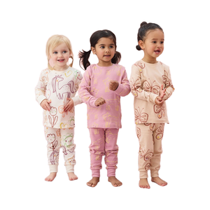 <span class=keywords><strong>Pijamas</strong></span> de Dibujos Animados para <span class=keywords><strong>Niñas</strong></span>, Otoño, Transpirables, Poliéster/Algodón, Newbaby, Modelo <span class=keywords><strong>C</strong></span>-733, Estilo Europeo Americano, Manga Larga - Product Image 6