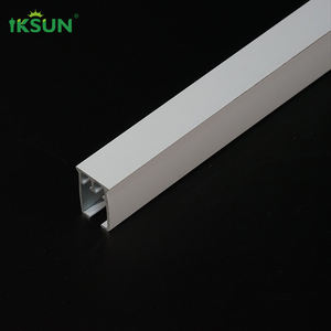 IKSUN Wholesale Pull Rope <b>Curtain</b> <b>Track</b> Aluminum <b>Curtain</b> Rail With Smooth Pull Cord Mechanism <b>for</b> Hotels - Product Image 2