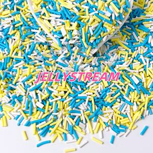 Kualitas tinggi 7cm panjang campuran irisan tanah liat polimer tanah liat untuk lendir pengisi DIY kerajinan - Product Image 4