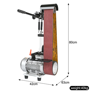 Máquina de Banda Abrasiva de Grado Industrial, Amoladora de Escritorio, Lijadora para Madera, Pulidora de Metal, Amoladora Pequeña para Cuchillos - Product Image 4
