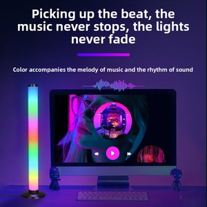 Nueva Lámpara de Fantasía con Iluminación de 360 Grados, Activada por Sonido, Luz Ambiental con Ritmo Musical, para Transmisión en Vivo, Escritorio de Computadora, Nocturna - Product Image 4