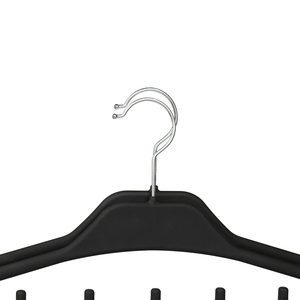 ไม้แขวนเสื้อพลาสติก <span class=keywords><strong>PET</strong></span> ทนทาน เป็นมิตรกับสิ่งแวดล้อม พร้อมดีไซน์กันลื่น สำหรับจัดเก็บเสื้อผ้าในตู้เสื้อผ้าและห้องน้ำ - Product Image 4