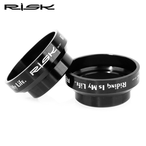 Rischio DH-341 34mm tubo dritto cuscinetti in lega nera parti <span class=keywords><strong>di</strong></span> biciclette cuffie per bici da strada per Fixie e cambio fisso 106g - Product Image 2