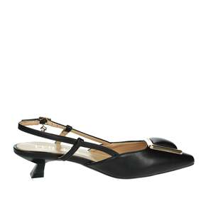 Ferre' Women's Slingback <b>Pumps</b> F-212 White Heel Fashion Shoes - Product Image 4
