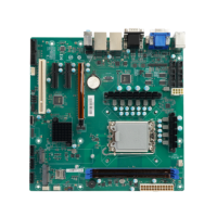 Motherboard Industri M-ATX OEM/ODM Pabrik dengan Chipset Intel H610, Soket LGA1700 untuk Prosesor Core I3/I5/I7&Pentium, Dual DDR5, PCIEX16, dan 2 LAN