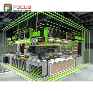 Integrated Coffee Display Cabinet Glass Front Bean <b>Shelf</b> Storage Zone Walnut Cafe Display Cabinet - Product Image 6