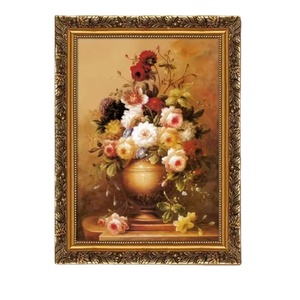 Decoración <span class=keywords><strong>de</strong></span> Pared con Figuras y <span class=keywords><strong>Flores</strong></span> <span class=keywords><strong>de</strong></span> Pinturas Famosas Clásicas Europeas, Lienzo Decorativo con Pintura al Óleo y Arte Mural - Product Image 1