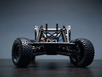YIKONG YK4072 V2 1/7 RC Crawler 6S Brushless Trophy Truck 80km/h Haute Vitesse Hobbywing 150A ESC Châssis Métallique Desert Truck RTR