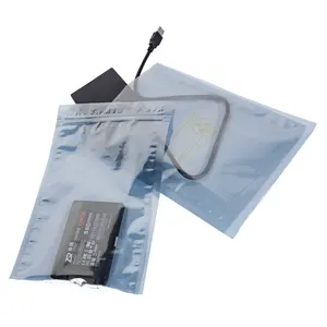Static Shielding Bag ESD Antistatic Bag Open Top Zip lock Self Adhesive for HDD and Electronic Device Customization