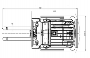 2025 <span class=keywords><strong>prix</strong></span> d'usine Laser AGV chariot élévateur Robot 1.5 tonnes Power Stacker avec <span class=keywords><strong>batterie</strong></span> au lithium longue durée - Product Image 6