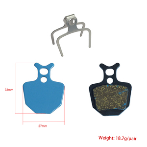 แผ่นดิสก์เบรกจักรยาน MTB แบบกึ่งเมทัลลิกสำหรับ <span class=keywords><strong>Avid</strong></span> Elixir 1 3 5 7 9 R CR MAG SRAM Level TL T <span class=keywords><strong>DB1</strong></span> DB3 DB5 - Product Image 1