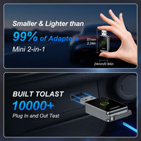 Adaptador Inalámbrico Carplay Android Auto Bluetooth 5 del Fabricante 2027 para Apple iPhone y Android Sync 3, Unidad Principal Toyota Hilux