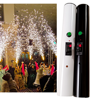 Pistolet à glace carbonique pour effets de feux d'artifice froids, effet étincelant, commande électrique, piles AA, fontaine de scène manuelle