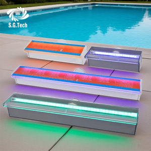 <span class=keywords><strong>Rideau</strong></span> d'eau coloré 2026 avec bande lumineuse RGB pour cascades de jardin et piscines, taille mini - Product Image 4