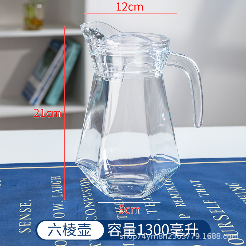 Bouilloire transparente hexagonale