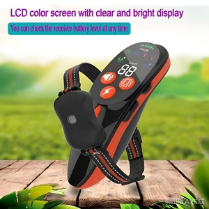 Điều khiển từ xa thông minh Chó đào tạo cổ áo chống sủa thiết bị 8 âm thanh IP67 không thấm nước thân thiện với môi nhựa thiết kế thời trang 1 năm - Product Image 4