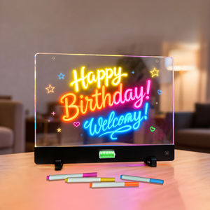 儿童教育用垫式<span class=keywords><strong>LED</strong></span>书写板，带4种模式，可当画板、支架和手写笔，用于练习手写涂鸦 - Product Image 3