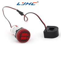 Lumière indicatrice LED 22 mm à montage sur panneau, connecteur étanche à brancher, AC DC 24V, haute luminosité, équipement industriel