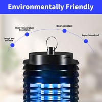 Lampe anti-moustiques et anti-mouches électronique JZ 2024, nouvelle génération, pour usage intérieur, écologique, en plastique ABS, pour la lutte contre les nuisibles dans la cuisine
