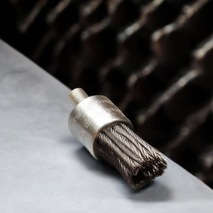 Twisted Bunch Front <b>Brush</b> 6 Mm Steel Wire Abrasive <b>Brush</b> For Metal Cleaning - Product Image 3