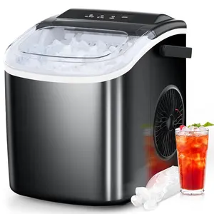 Small portable ice maker fully automatic fast production large capacity ice maker household dormitory camping bar ice maker