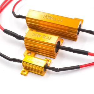Canbus 10W 25W 50W 6ohm coche luz Led H7 H8 H11 accesorios decodificador Interior resistencia de cableado LED resistencia de <span class=keywords><strong>carga</strong></span> antiparpadeo - Product Image 1