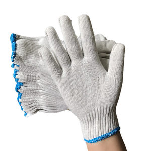 Guantes de Trabajo Industriales de Alto Rendimiento OMET 500g-800g/doz, Protección de Calibre 7, Algodón TC, Puño de Seguridad Anticorte - Product Image 1