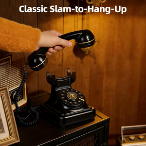 <span class=keywords><strong>Téléphone</strong></span> <span class=keywords><strong>fixe</strong></span> <span class=keywords><strong>sans</strong></span> <span class=keywords><strong>fil</strong></span> de style antique, téléphones Bluetooth <span class=keywords><strong>sans</strong></span> <span class=keywords><strong>fil</strong></span>, <span class=keywords><strong>téléphone</strong></span> <span class=keywords><strong>sans</strong></span> <span class=keywords><strong>fil</strong></span> pour le bureau - Product Image 2
