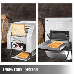 Grille-pain automatique en acier inoxydable, convoyeur à pain commercial pour hôtels et usage domestique, machine à pain - Product Image 5