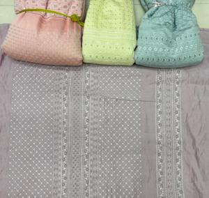 Delux-58 Deliza-58 Poly-20% visqueux-80% 86 GSM tissu ample organique écologique plaine chemise et robe tissu pour garçons filles - Product Image 1