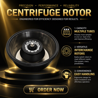 Centrifugeuse de laboratoire haute vitesse pour la séparation d'échantillons médicaux, dentaires, esthétiques et moléculaires