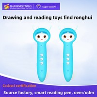 Lápiz de Lectura Interactivo Educativo para Niños, con Batería de Litio Recargable, Material PP/Tela No Tejida, Sin Memoria, DIY para Estudiantes