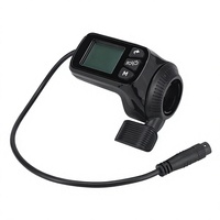 Smart Dashboard Throttle for Electric Scooter 2 in 1 LCD 5 Pin 5 Wire Control Panel Motorcycle LCD Digital Speedometer