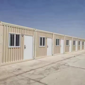 Casa contenedor prefabricada de 20 40 pies de bajo costo, casa contenedor plegable de garaje de montaje rápido, casa de 2 a 3 dormitorios para oficina de Hotel - Product Image 3