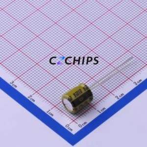 LKMD0901C471MF ตัวเก็บประจุอลูมิเนียมอิเล็กโทรไลติกผ่านรู D8xL9mm 470uF 20% 16V 900mA-100kHz - Product Image 1