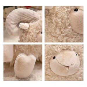 Nouveauté : Peluche Mouton <span class=keywords><strong>à</strong></span> grandes cornes, tissu super doux, rembourrage en coton PP, tailles 15-30 cm, adorable <span class=keywords><strong>animal</strong></span> de dessin animé - Product Image 6