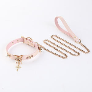 Collier ras du cou papillon - Couleur personnalisée, collier en forme de croix, laisse sexy pour tirer, design de niche, <span class=keywords><strong>doux</strong></span>, cool, BDSM, <span class=keywords><strong>bondage</strong></span> sexuel - Product Image 5