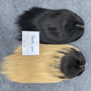Articles de vente chauds perruque Extensions de cheveux humains fermeture à lacet transparente os droit 100% cheveux vietnamiens couleur personnalisée en gros - Product Image 3