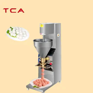 TCA XINDAXIN tam otomatik tavuk sığır eti balık köfte şekillendirme makinesi/köfte eski