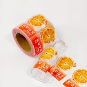 Transparent PET <b>Roll</b> Labels Clear Self Adhesive <b>Stickers</b> for Glass Jars Containers - Product Image 6