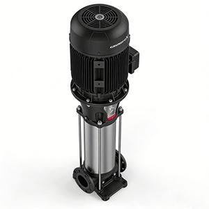Grundfos Cr Vertical Multistage <b>Pump</b> 1 In Stainless Steel <b>Electric</b> Three Phase Motor Centrifugal <b>Water</b> <b>Pump</b> - Product Image 2