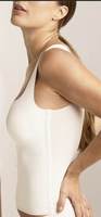 Brasier Para Mujer gilet de couche de base pour femme avec haut à licou minceur tricoté haut blanc accessoire de vêtements à la mode