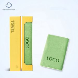 Juego de Toallas de Algodón Antideslizantes, en Caja de Regalo, de Alta Calidad Profesional, con Logotipo Personalizado, para Yoga, Gimnasio, Fitness, Club, Uso Promocional - Product Image 3