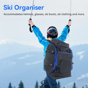 Mochila de Viaje Impermeable de Gran Capacidad (50L) para Botas de Esquí y Snowboard, con Compartimentos para Casco, Gafas y Ropa Exterior - Product Image 5