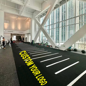 Tapis <span class=keywords><strong>de</strong></span> sol <span class=keywords><strong>en</strong></span> gazon artificiel pour salle <span class=keywords><strong>de</strong></span> sport, tapis <span class=keywords><strong>de</strong></span> glisse pour fitness, gazon synthétique, conception personnalisée gratuite - Product Image 2