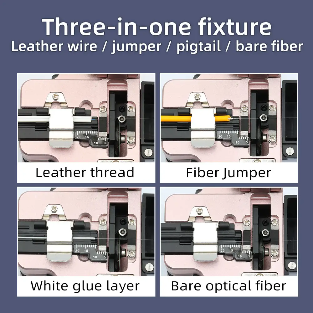 Hohe präzision cutter HS-30 Heiße schmelze cutter mit abfall optische faser box Schneiden kabel Fiber Cleaver