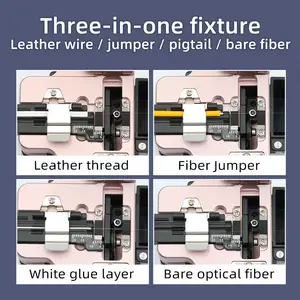 Cortador de fibra ótica HS-30, alta precisão, quente, cortador de fundição com resíduos, caixa ótica, cabo de corte, cutelo de fibra