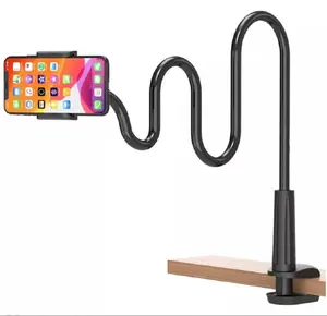 Universele 360 Graden Rotatie Lui Flexibele Stand Telefoon Tablet Beugel Flexibele Lange Arm Zwanenhals Mobiele Telefoon Houder