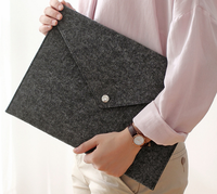 Housse pour ordinateur portable en feutre pour femme, style moderne, simple, imperméable, écologique, 5 mm, étui pour tablette PC, durable, couleur et logo personnalisables