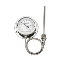Termometer Industri Presisi Tinggi Baja Tahan Karat WTZ-280 Tipe Tekanan Layar LCD IP65 Resolusi 0.2 Suhu